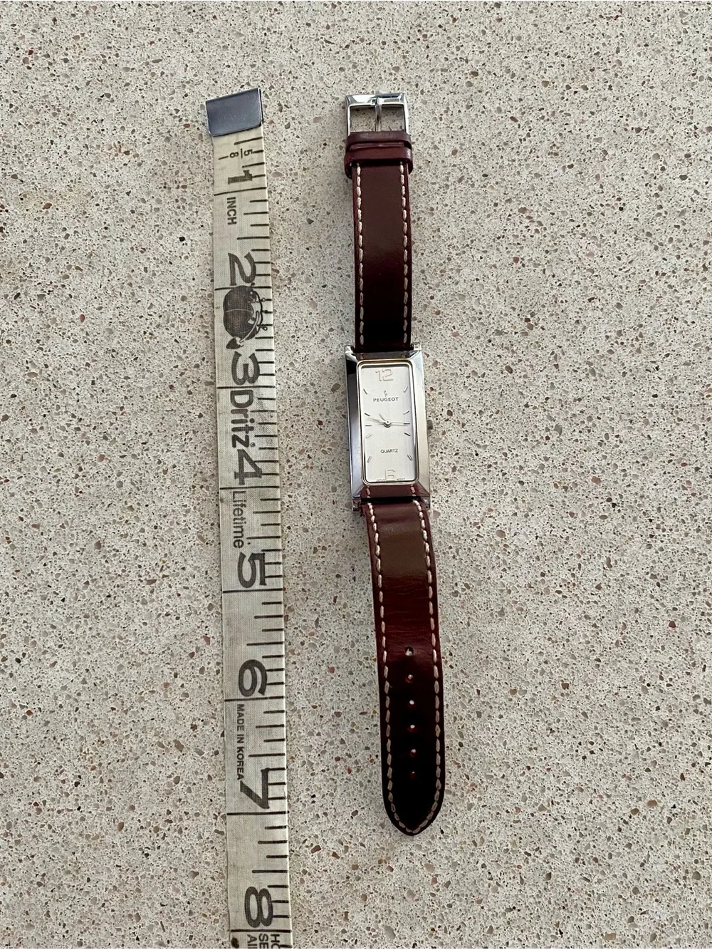 Vintage Peugeot Women’s Watch with Leather Band